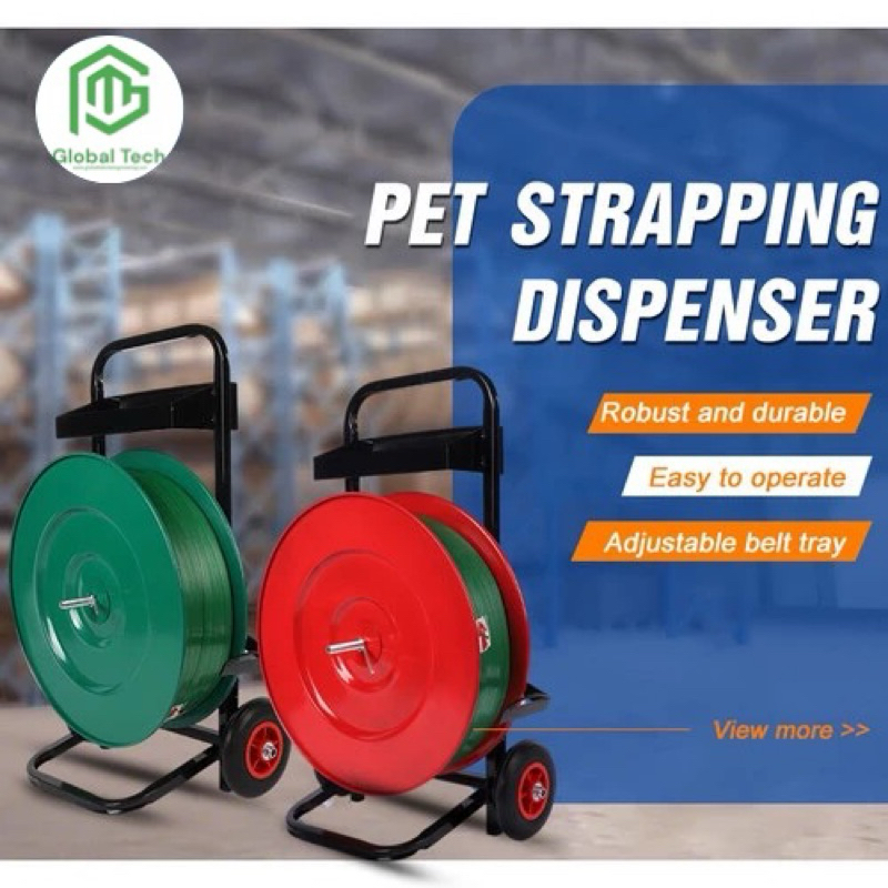 Jual Pet Strapping Dispenser Machine Alat Troli Tali Pengikat Packing ...