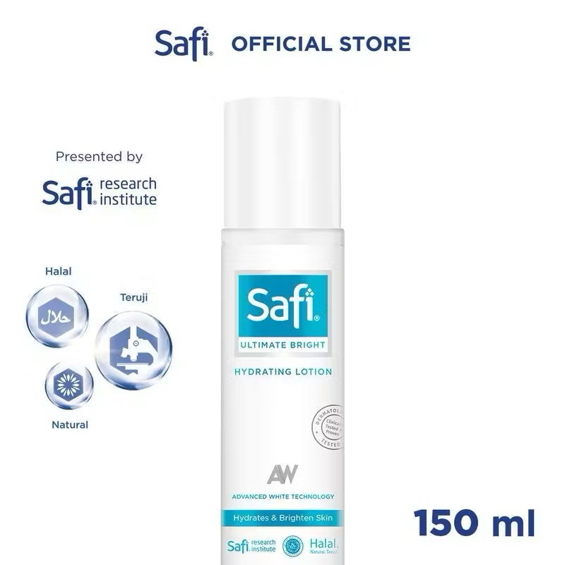 Jual Safi Ultimate Bright Hydrating Lotion | Shopee Indonesia
