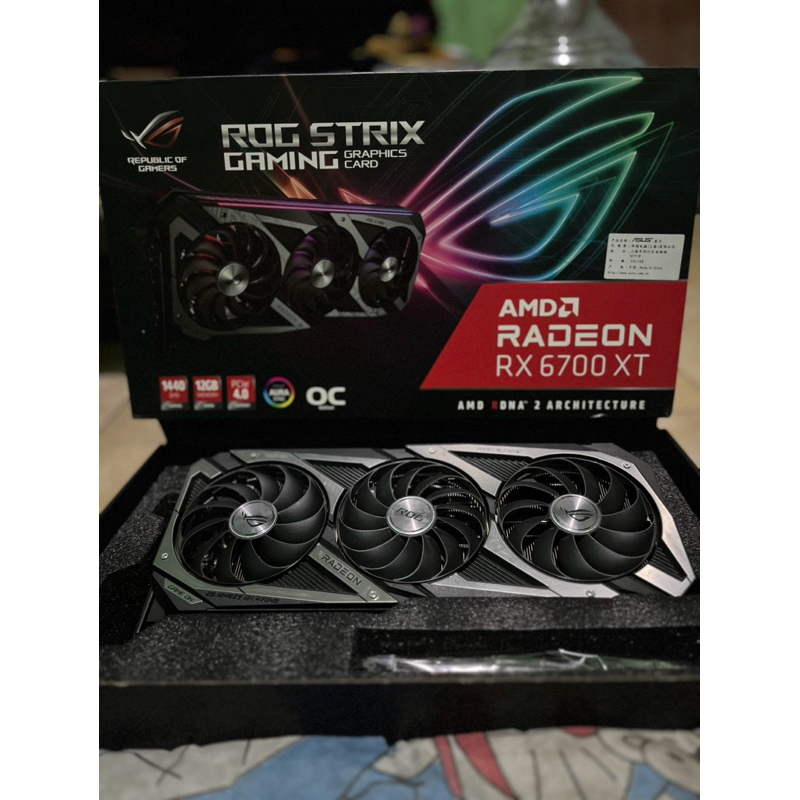 Jual VGA ASUS ROG STRIX RX 6700XT 12GB GDDR6 Fullset | Shopee Indonesia
