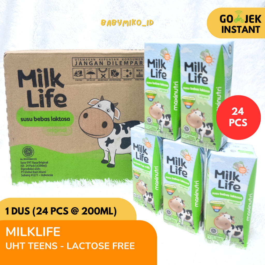 Jual [Harga Agen] Susu Milk life Lactose Free / Susu UHT MilkLife Bebas ...