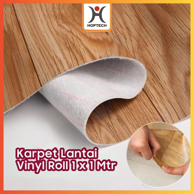 (BELI 10 GRATIS 1 ) Karpet Lantai Vinyl Gulungan TEBAL 0.7 MM 50CM METERAN 2 M LEBAR PER 50CM Lem