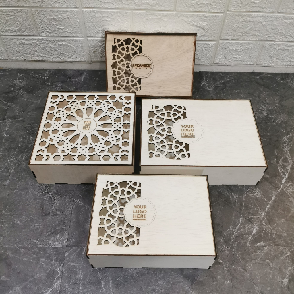 Jual KOTAK BOX HAMPERS KAYU PLYWOOD LASER CUT | Custom Logo | Shopee ...