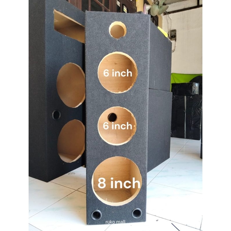 Jual Box Speaker Triple 6 inch Doubel + 8 inch + twiter | Shopee Indonesia