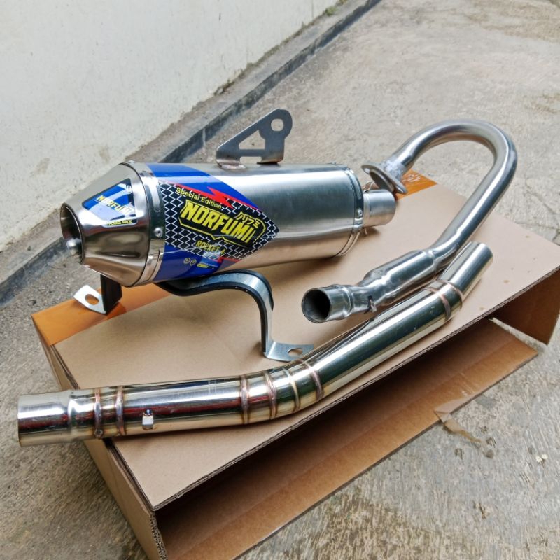 Jual Knalpot Norifumi Nurifumi PNP CRF 150 KLX 150 D TRACKER KLX BF WR ...