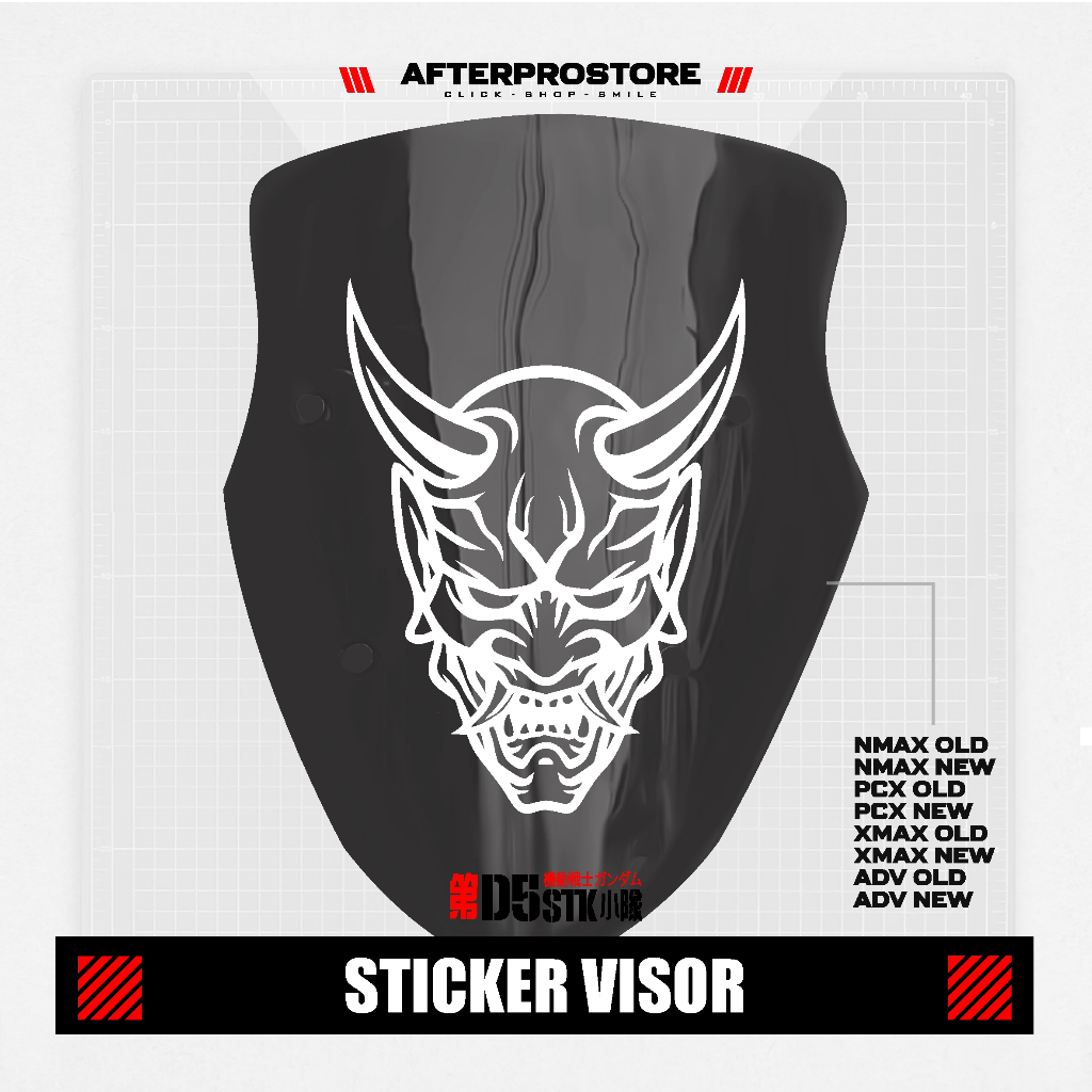 Jual STIKER CUTTING PREMIUM UNIVERSAL MOTIF 36 / Sticker Mobil / VISOR ...