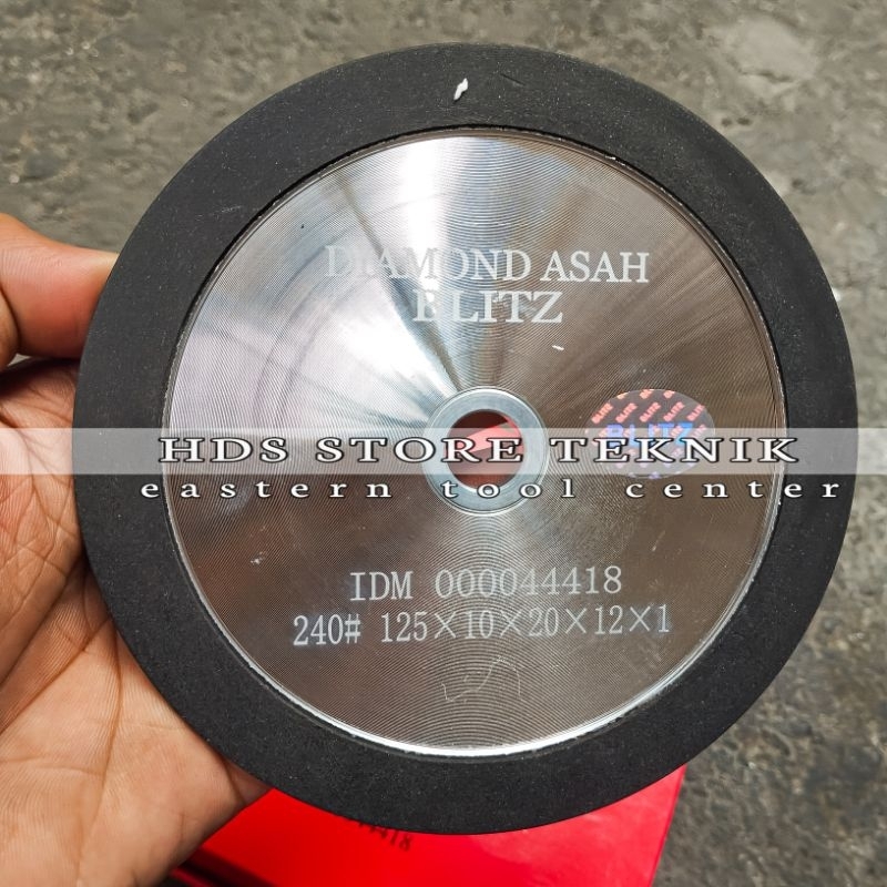 Diamond Wheel Asah Blitz 3 4 5 6 inch Gerinda Asah Mata Asah TCT 1 Sisi Batu Asah Blitz