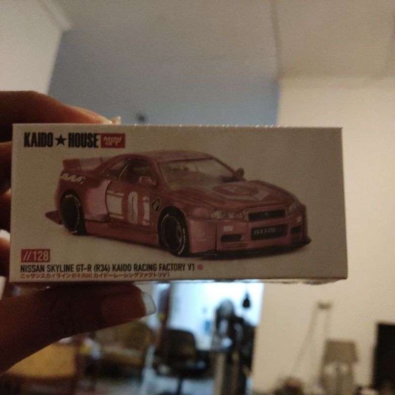Jual Mini GT Kaido House R34 Pink (Sealed) | Shopee Indonesia