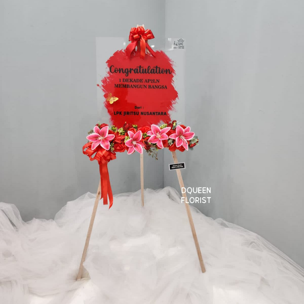Jual Dqueen Florist - Bunga Papan Akrilik Artificial Premium Gift Special  Premium | Shopee Indonesia