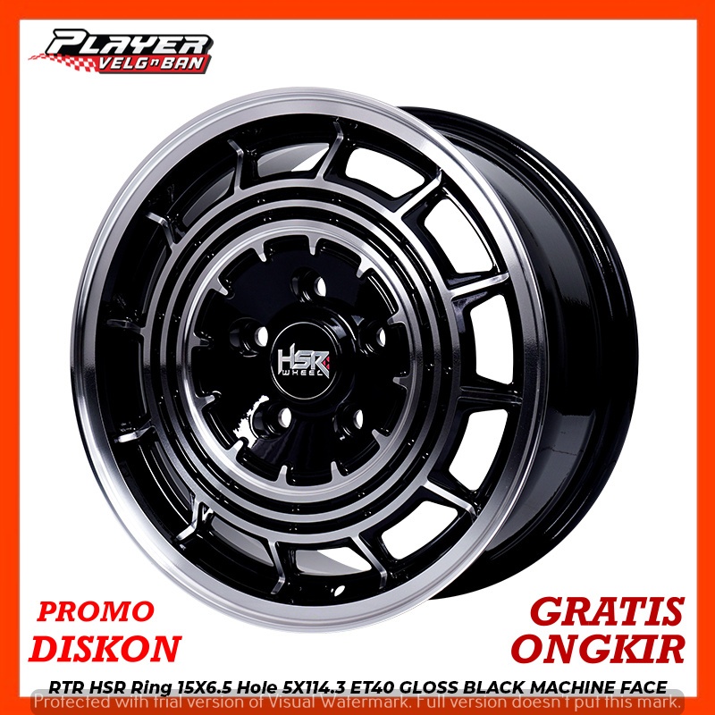 Jual PELEK MOBIL RING15 LEBAR 6,5 UNTUK ERTIGA INNOVA CORONA FELEK R15 ...