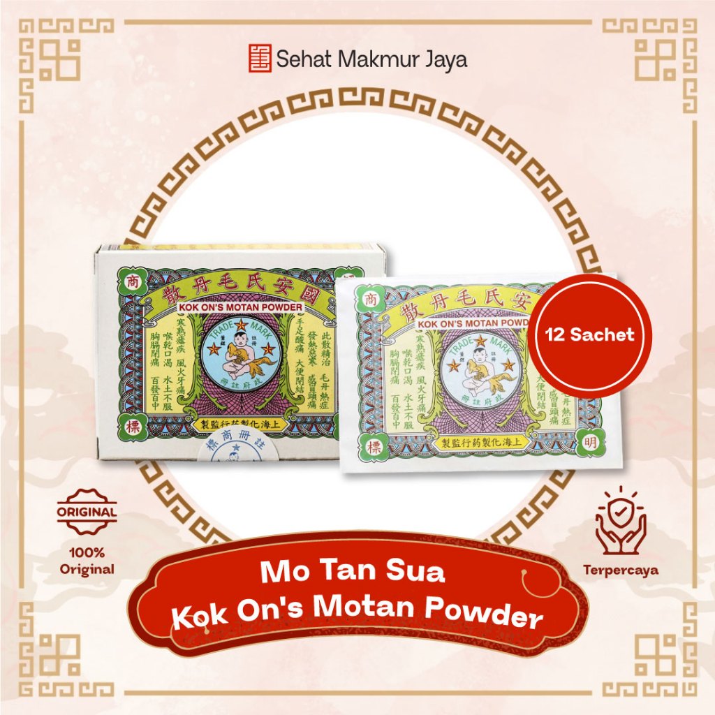 Jual Mo Tan Sua Isi 12 Sachet - Kok On's Motan Powder | Shopee Indonesia