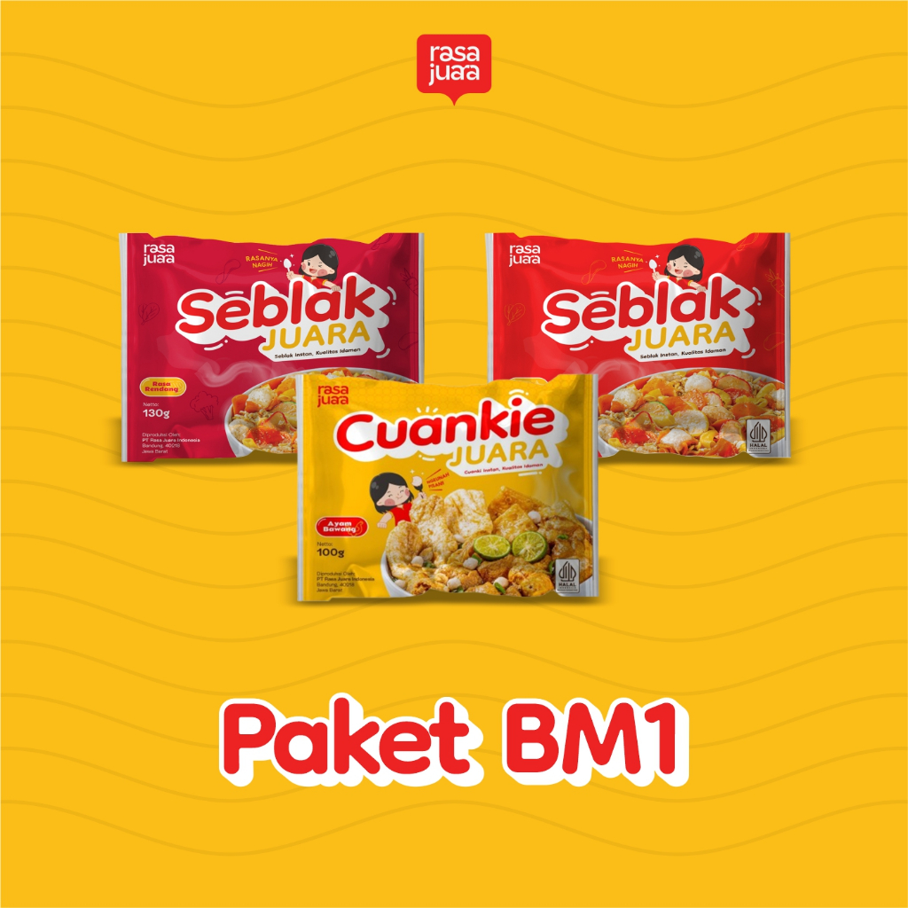 Jual Rasa Juara - Paket BM 1 & 2 (2 Seblak 1 Cuankie / 1 Seblak 2 ...