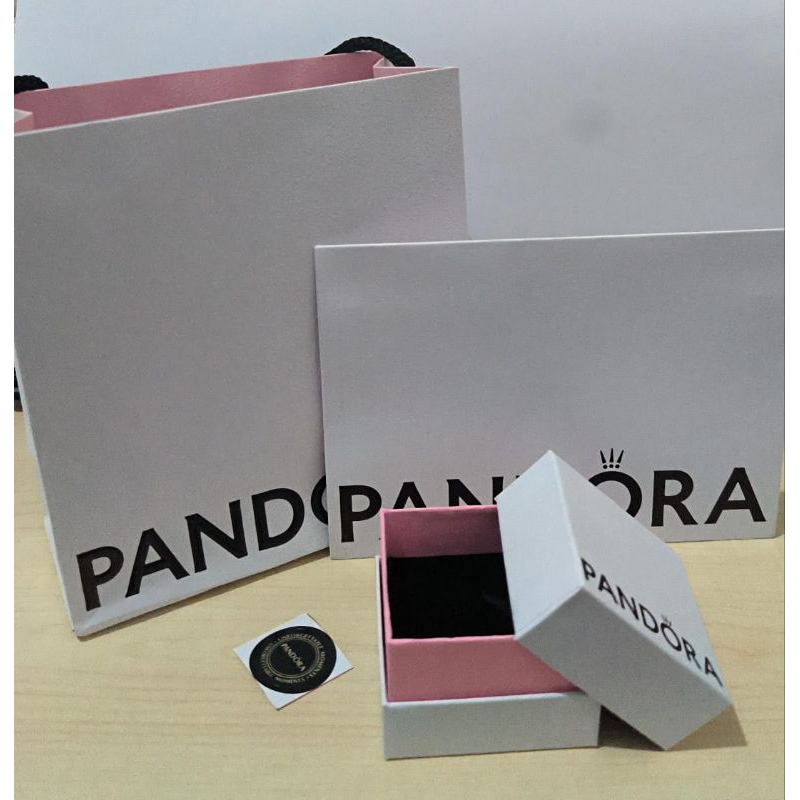 Kotak Gift Box Paper Bag Pandora Lengkap Kotak Gelang Pandora Gift Box  Pandora Paper Bag Pandora