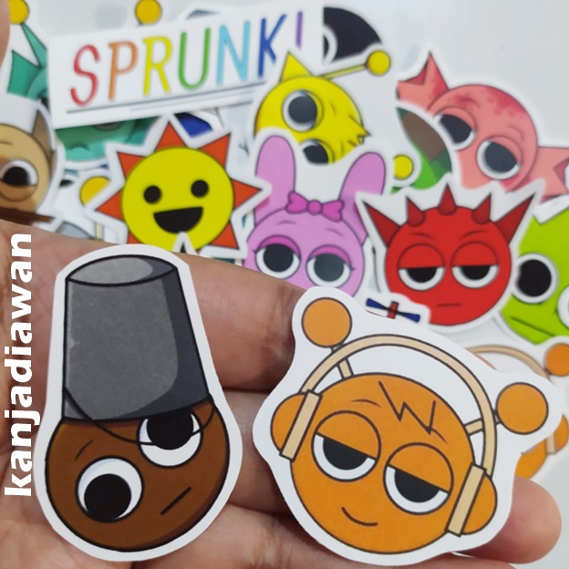 Jual Sprunki Incredibox Stiker Sprunki 30pcs Sticker Sprunki | Shopee ...