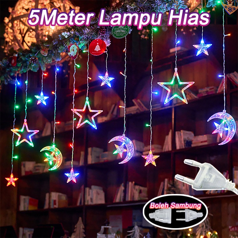 Jual YMJR 2026 Lampu Hias Natal Lampu Kelap Kelip Lampu Hias NEW 5Meter