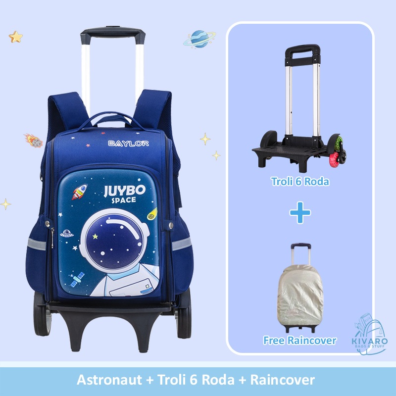 Jual Tas Troli Anak Perempuan SD Ransel Sekolah Besar 39cm