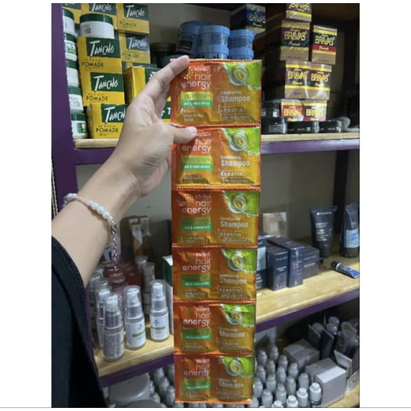 Jual MAKARIZO hair energy shampoo sachet rentengan | Shopee Indonesia