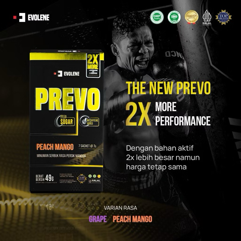 Jual PREVO PRE-WORKOUT EVOLENE ZERO CAFFEINE UNTUK PERFORMA LATIHAN ...