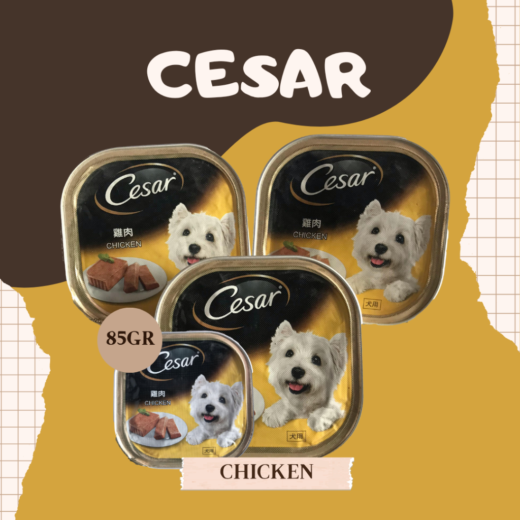 Jual Cesar Chicken Wet Food ~ Makanan Anjing Basah 100gr | Shopee Indonesia