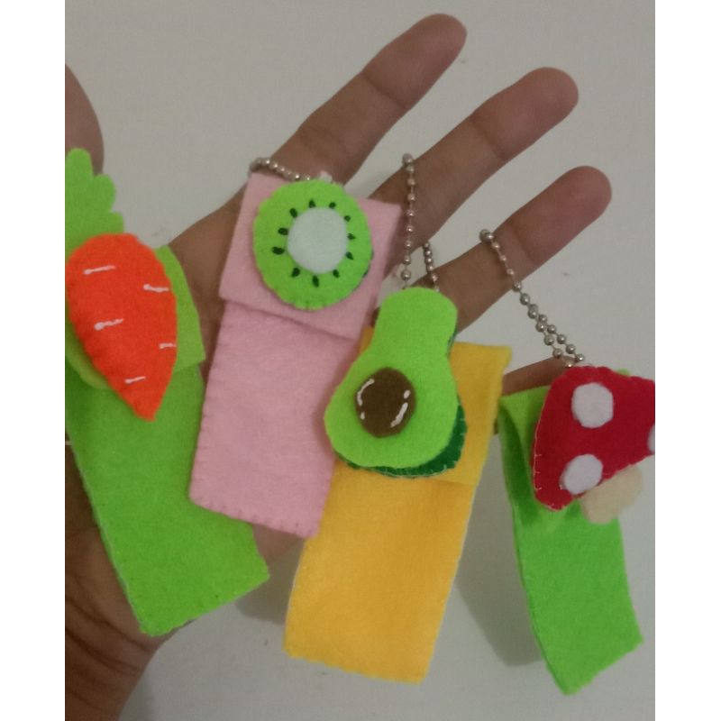 Jual amplop lebaran karakter kain flanel pakai gantungan | Shopee Indonesia