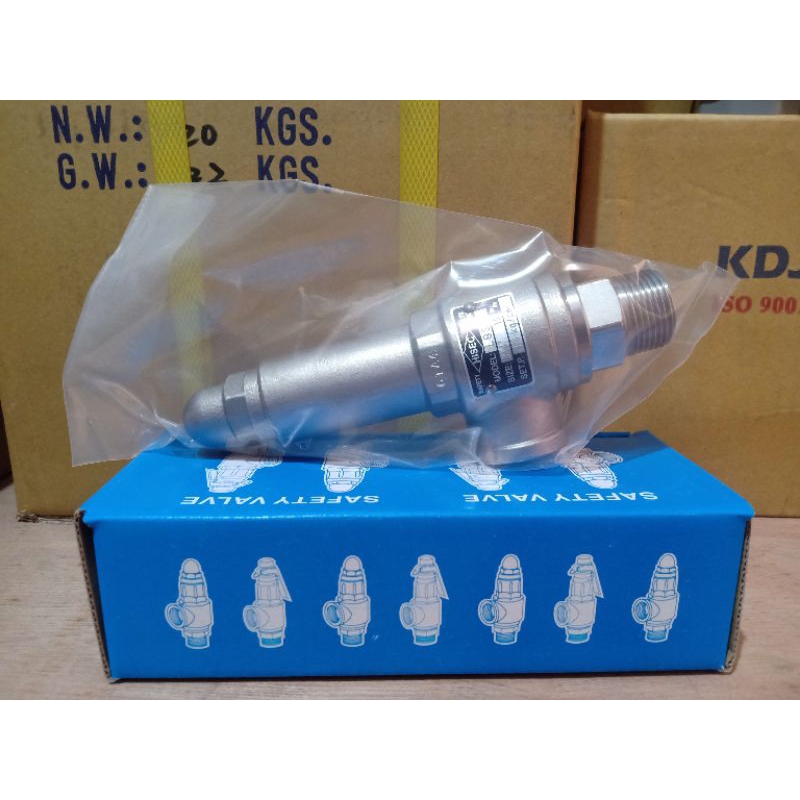 Jual hisec safety valve ss304 3/4