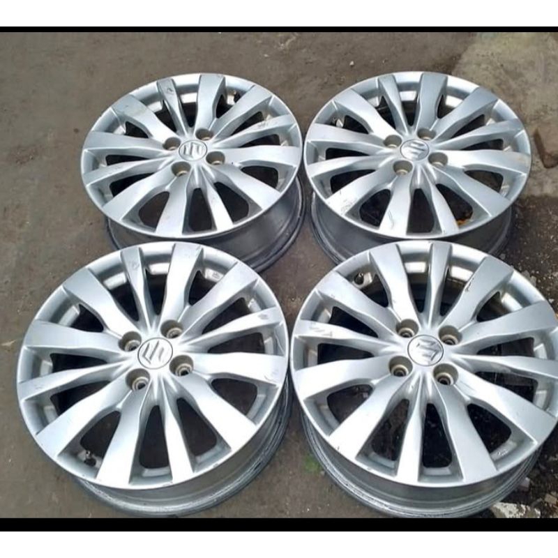 Jual 4 velg R16 pcd 100 original suzuki swift GT masuk ke karimun wagon ...
