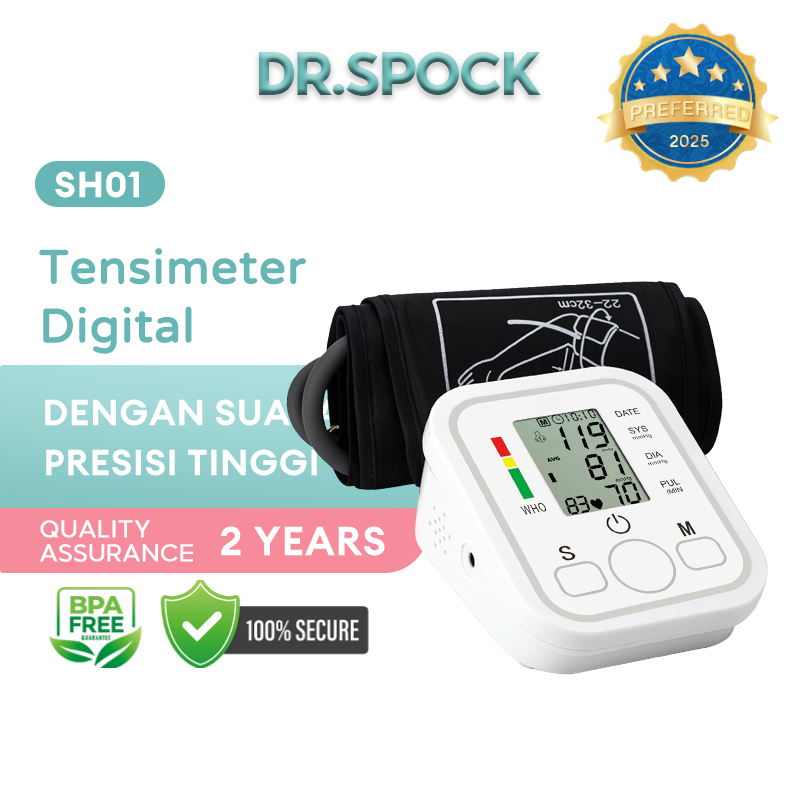 Jual Dr.Spock Tensimeter Digital Pengukur Tekanan Darah Akurasi Tinggi ...