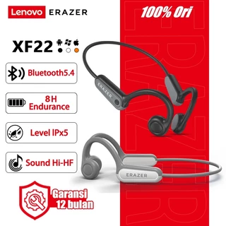 Lenovo ERAZER XF22 Headphone Konduksi Tulang Earphone Bone Conductor Bebas Genggam HiFi Stereo Nirkabel Bluetooth Earphones Olahraga Conduction