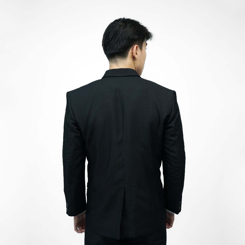 Jual Mubeng - Elegant Jas Slimfit Hitam (Free Cover Jas) | Shopee Indonesia