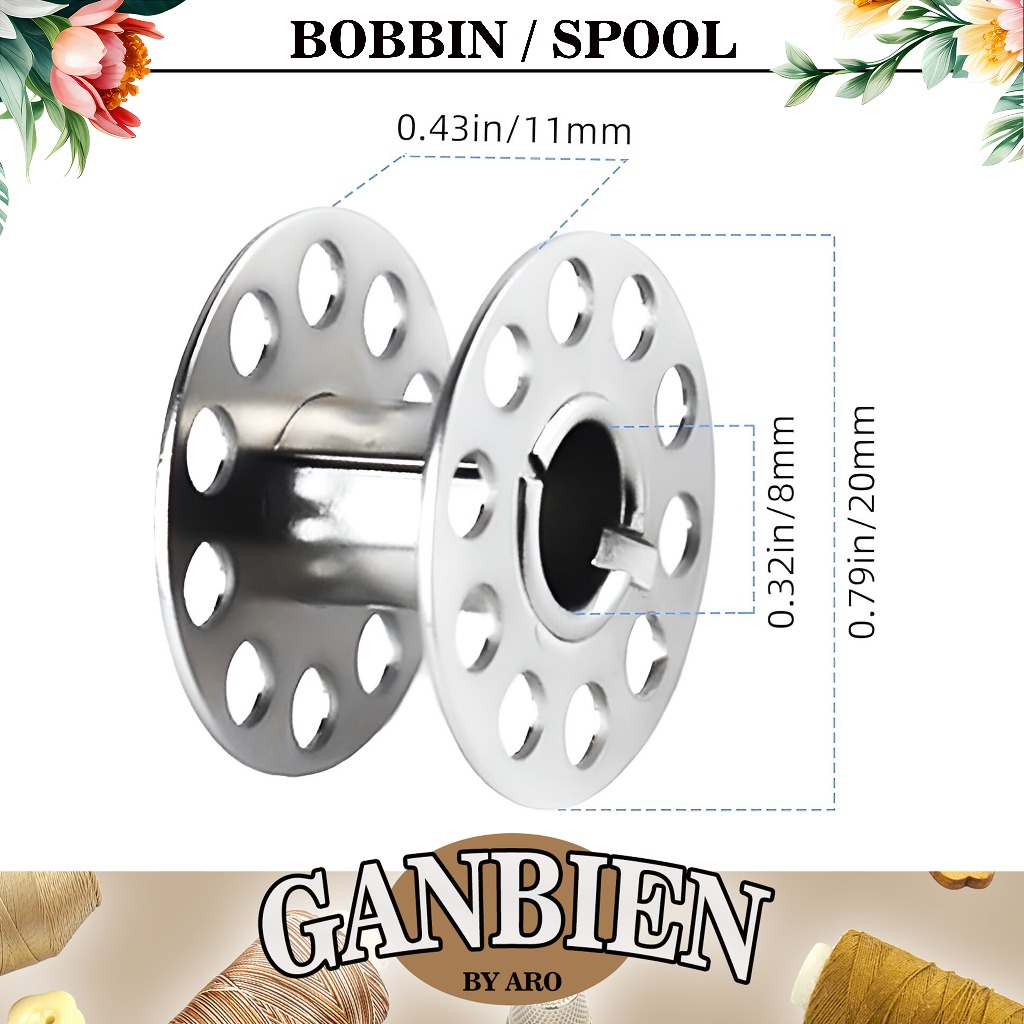 Jual Bobbin Spool Metal untuk Mesin Jahit Tradsional | Shopee Indonesia