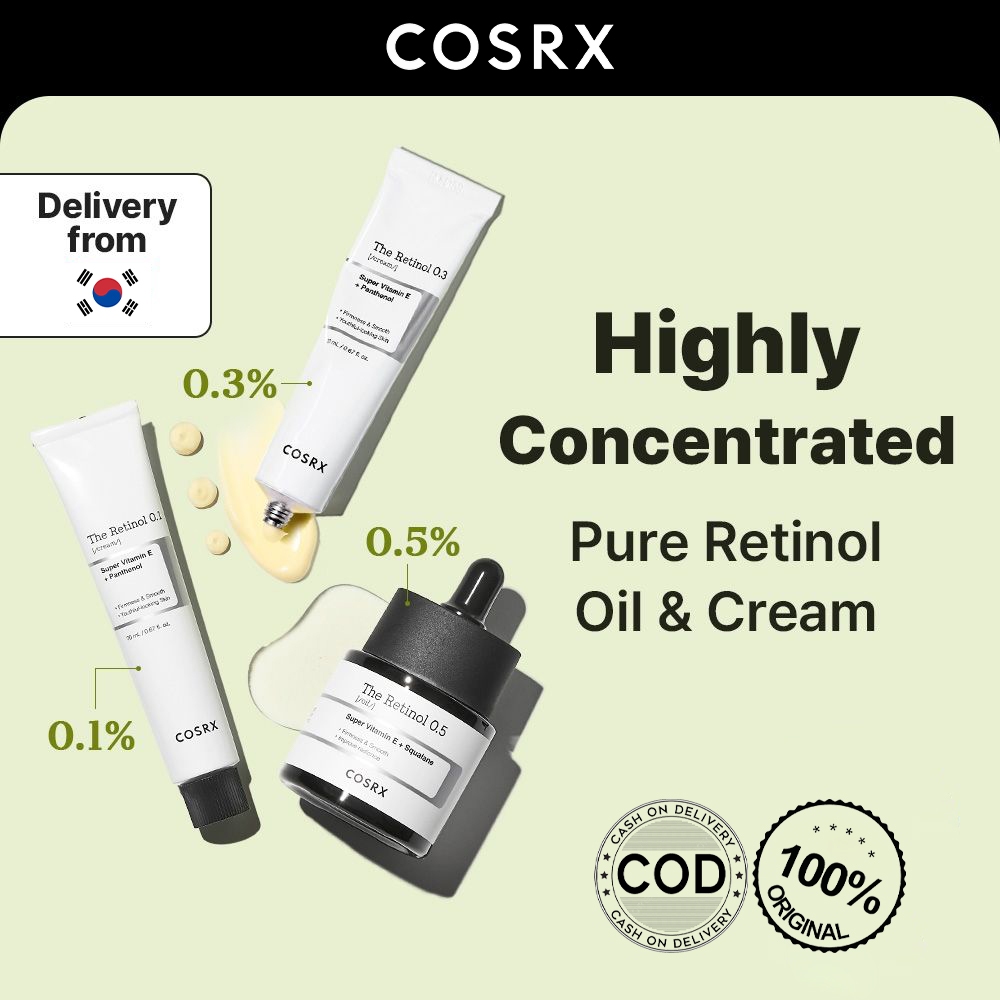 Jual COSRX Retinol 0.1% Cream 20ml / COSRX Retinol 0.3% Cream 20ml ...