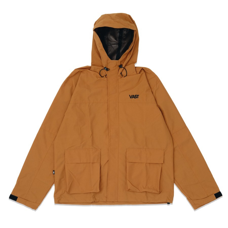 Jual Vast Anorak Jacket – Embroidery Logo - VOD-02 – Light Brown ...