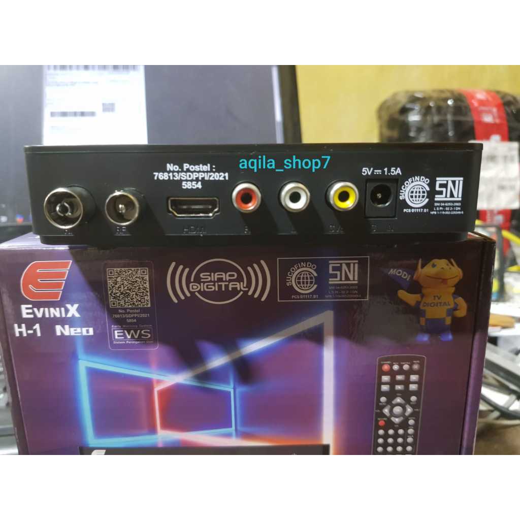 Jual SET TOP BOX STB EVINIX H-1 NEO CHIPSET ALI M3821P | Shopee Indonesia