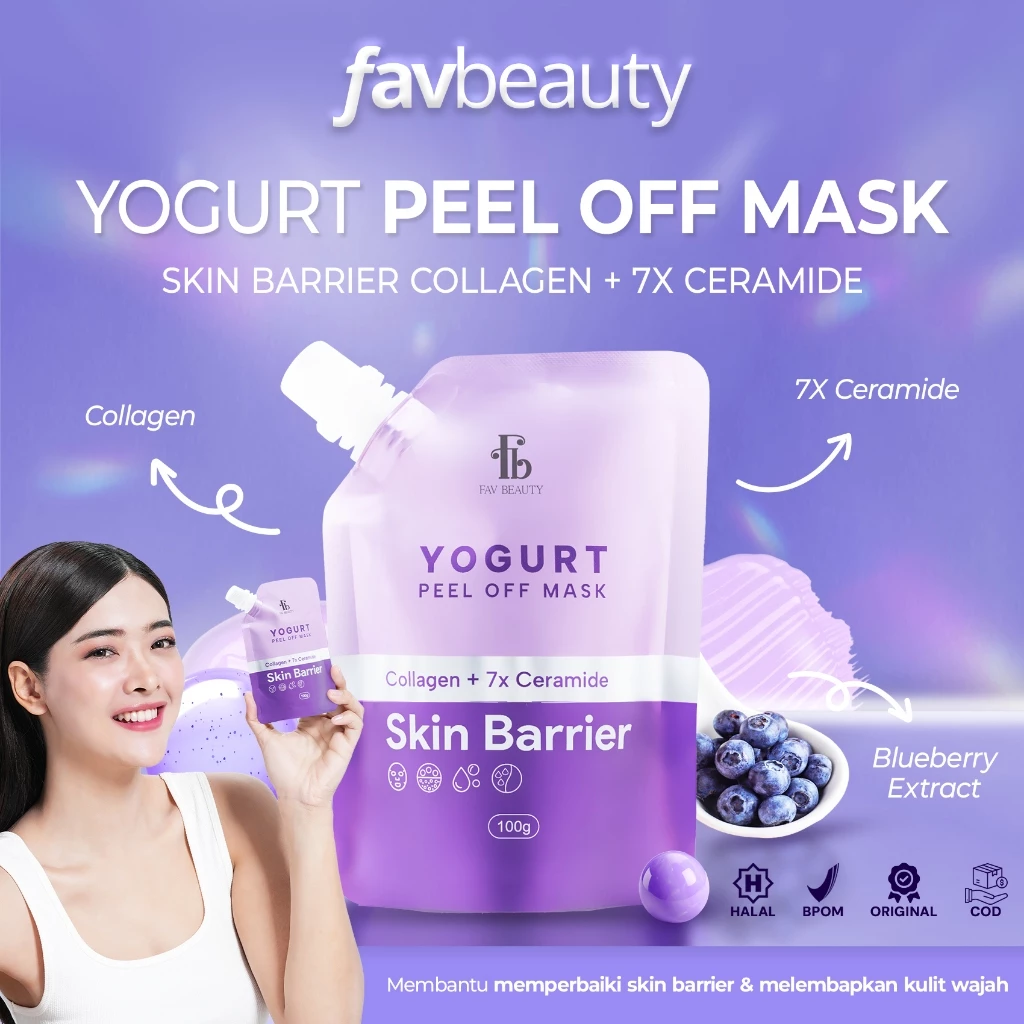 Perbandingan sebelum dan sesudah menggunakan masker peel off mencerahkan