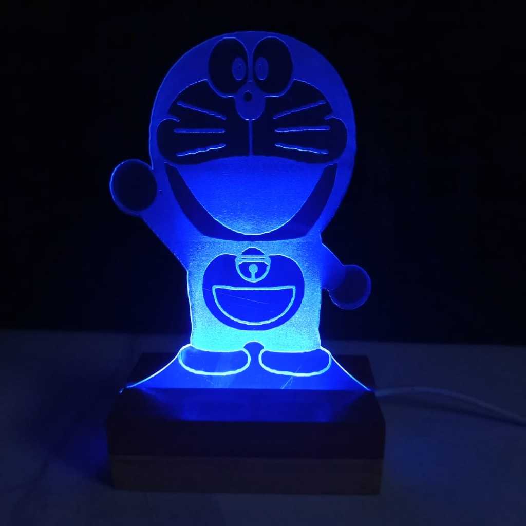 Jual Lampu Tidur Lampu Hias LED Akrilik DORAEMON | Shopee Indonesia