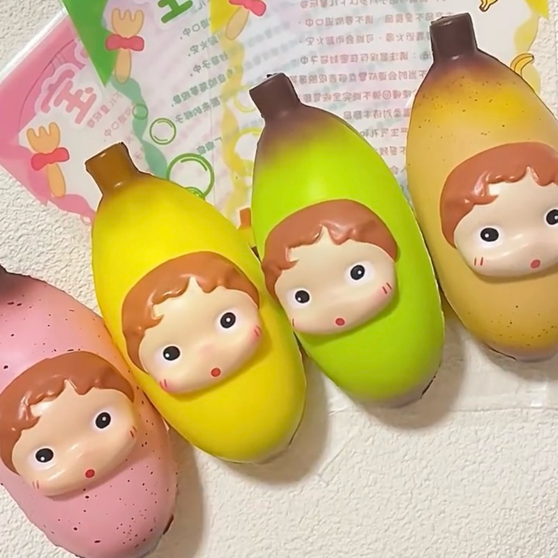 Jual Squishy Mandu Baby Banana Squishy Licensed Lucu Super Slow Rising ...