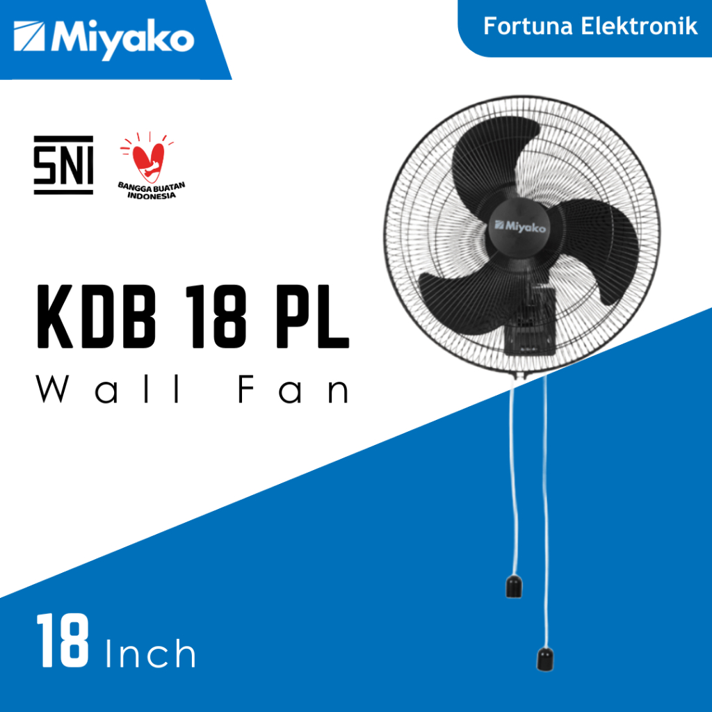 Jual Miyako Industrial Wall Fan 18 Inch KDB - 18 PL | Shopee Indonesia