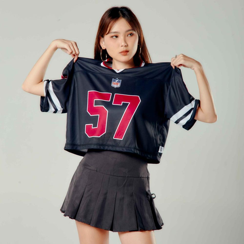 Jual Saint Culture / Black Pink Crop 57 / Croptop Jersey Vintage ...