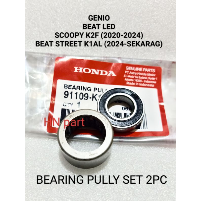 Jual KLAHER LAHER BEARING PULLY SET HONDA GENIO SCOOPY K2F LED BEAT ...
