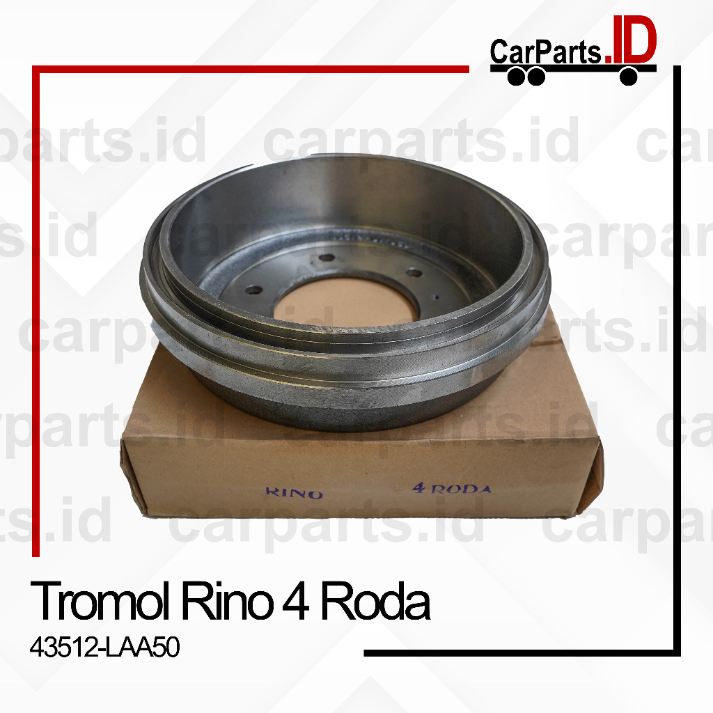 Jual Tromol Rino Dyna Engkel 4 Roda Depan / Belakang (Brake Drum 43512 ...