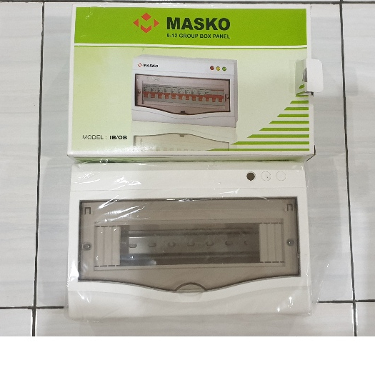 Jual MASKO - BOX MCB IB/OB PANEL 12 GROUP+3 LAMPU (9812L) | Shopee ...