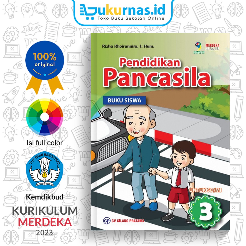 Jual Buku Siswa Pendidikan Pancasila SD/MI Kelas 3 Kurikulum Merdeka ...