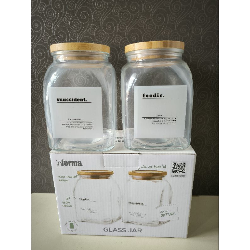 Jual INFORMA Aneka Stoples Kaca set Kedap Udara | Shopee Indonesia