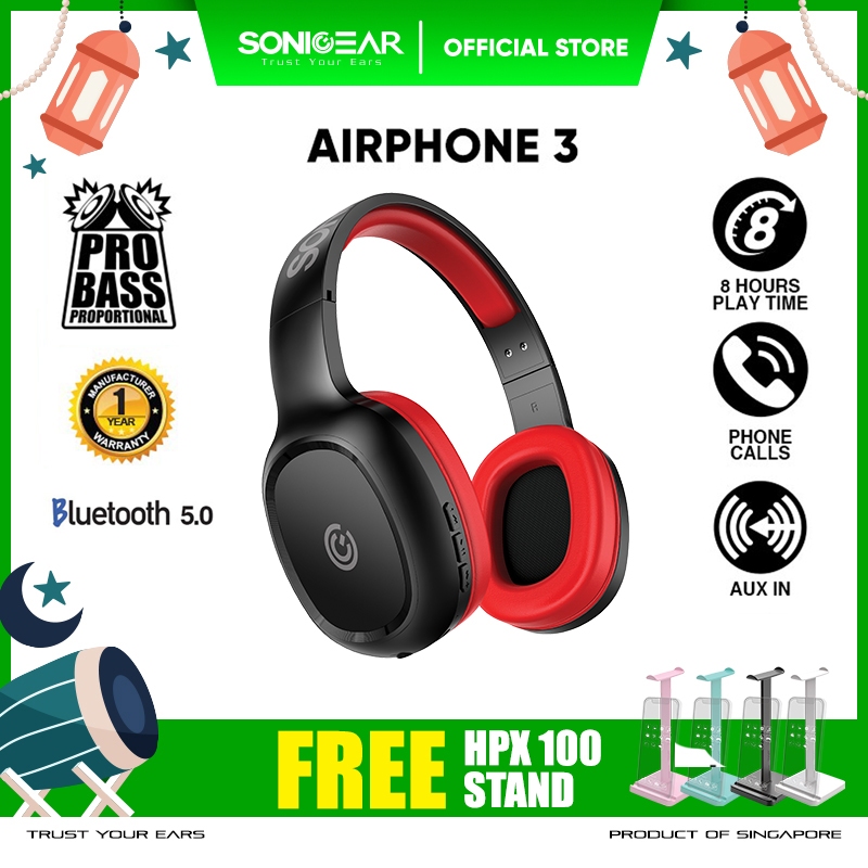 Jual Headphone Bluetooth SonicGear Airphone Headset Bluetooth