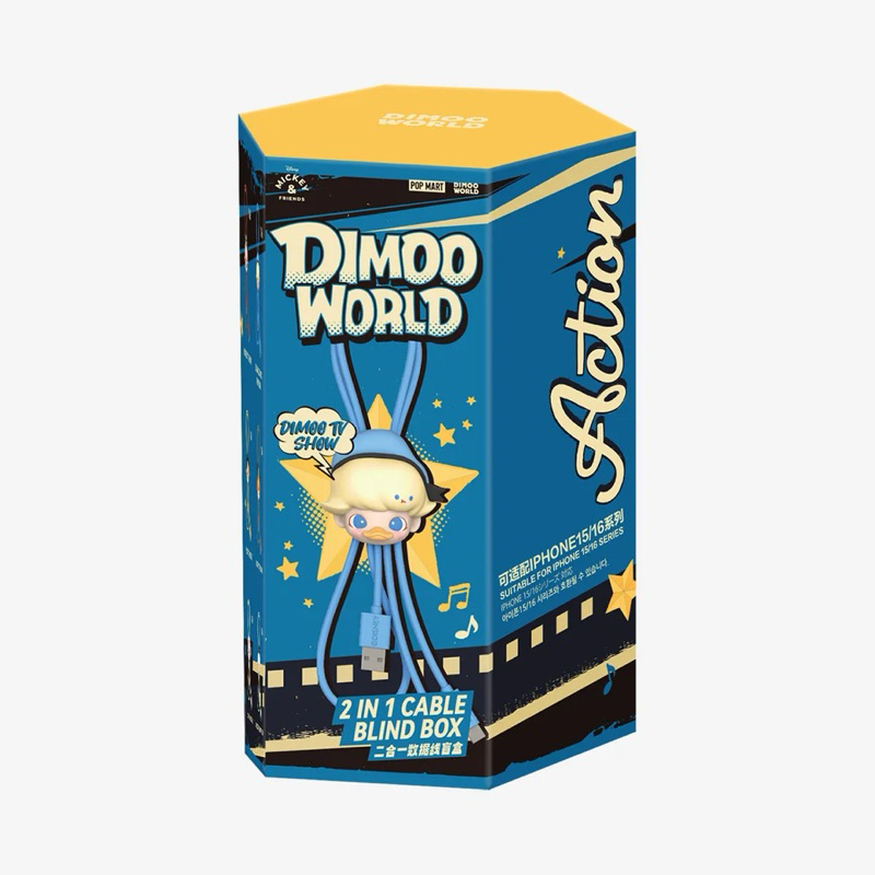 Jual DIMOO WORLD × DISNEY Series-2 in 1 Cable Blind Box | Shopee Indonesia