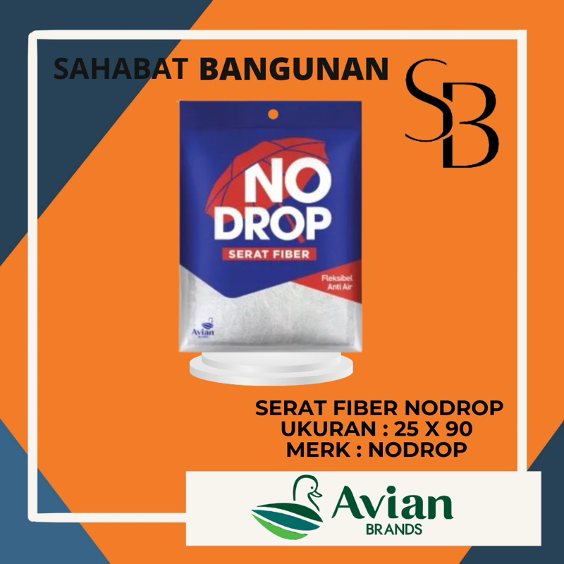 Jual Serat Fiber Waterproofing No Drop / serat fiber nodrop ...