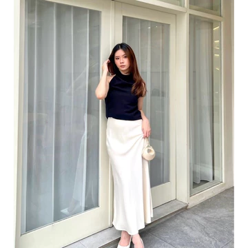 Rok Satin Panjang Long Satin Rok Satin Silk Skirt Long Satin Silk