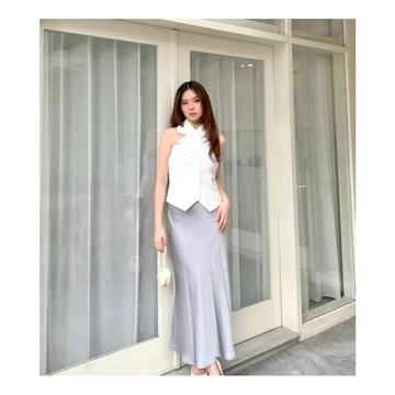 Rok Satin Panjang Long Satin Rok Satin Silk Skirt Long Satin Silk