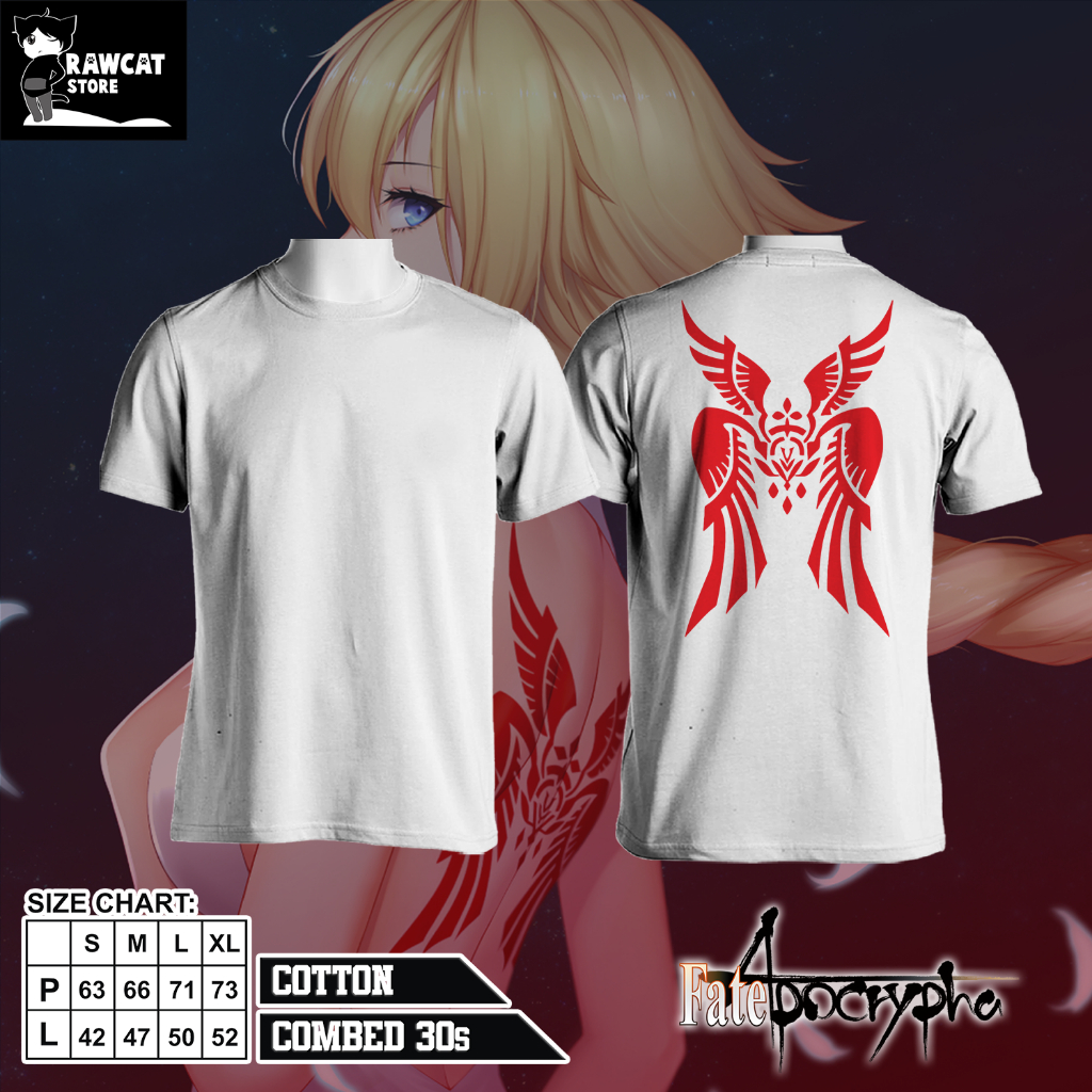 Jual KAOS FATE APOCRYPHA JEANNE D'ARC COMMAND SEAL | Shopee Indonesia