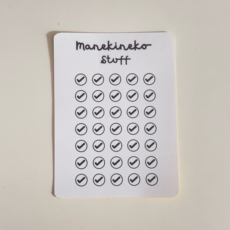 Jual Stiker Ikon Check List / check list icon stickers / mini stickers ...