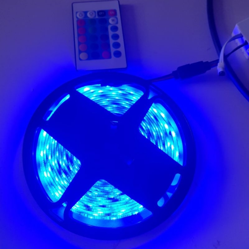 Jual Lampu Led Strip 5050 RGB 4 meter Emico + Remote | Shopee Indonesia